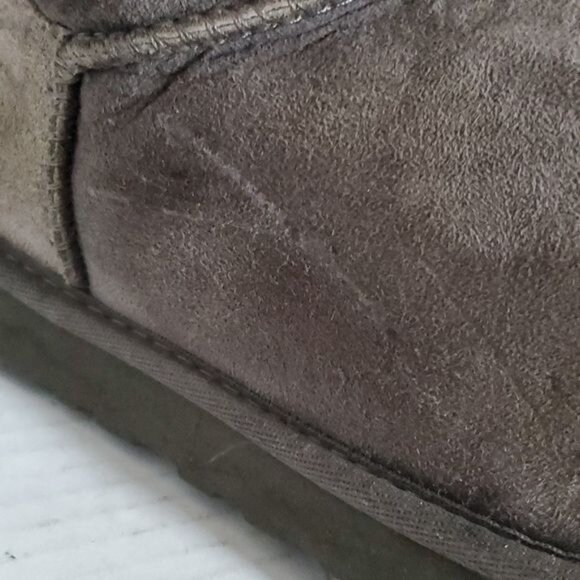 UGG Australia Bailey Bow II Boots Suede Leather Gray Winter Women's WOMAN'S 6 - Picture 10 of 16